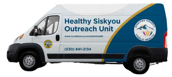Siskiyou County Public Health's outreach van